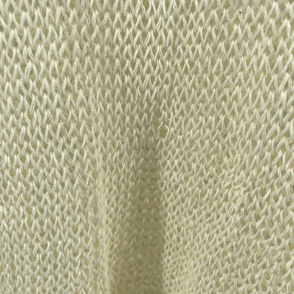 Liz Claiborne LIZSPORT Women’s Creme Fishnet Crochet Knit Pullover Sweater XL - Picture 4 of 10